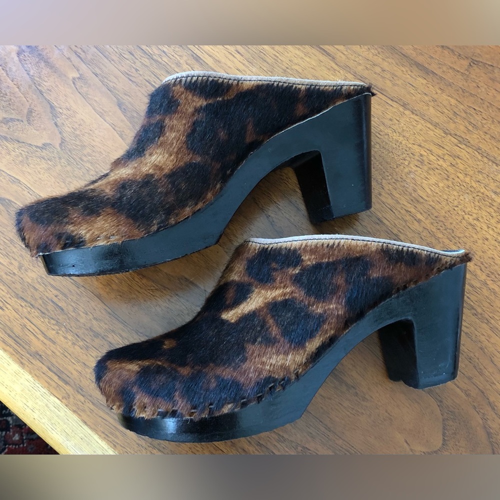 Sven/No. 6 leopard (cattle fur) size 38 shoes